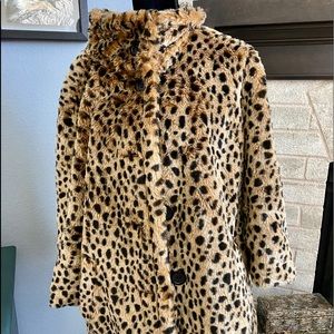Torrid Plush Leopard Coat